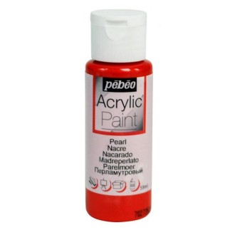 ACRYLIC PAINT 59ML PEARL RED