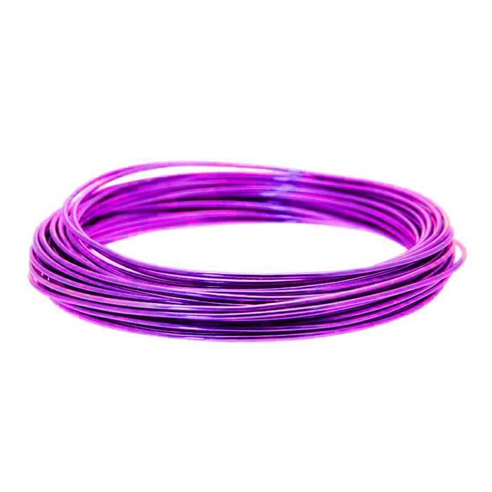 aluminium wire  2mm /5m violet