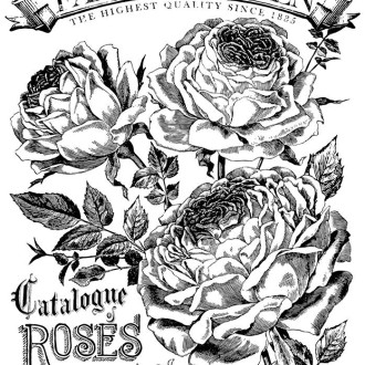 ANNIE SLOAN TRANSFER PAPIR-CATALOGUE OF  ROSES 61x84cm