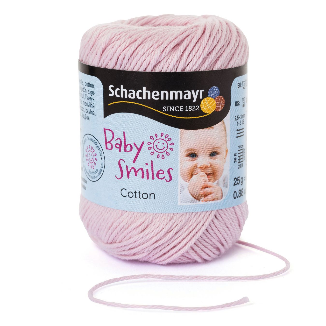 BABY SMILES COTTON 25g/92m  100% Cotton