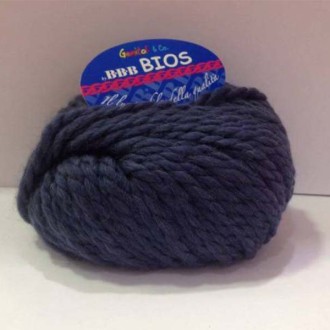 BBB Bios - Denim plava 72% bio vuna, 28% alpaka