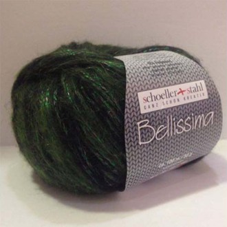 Bellissima - Zelena 48% poliester, 26% vuna, 13% moher, 8% poliakril