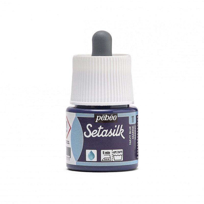 Boja za svilu Setasilk - Plava (11 - navy blue)