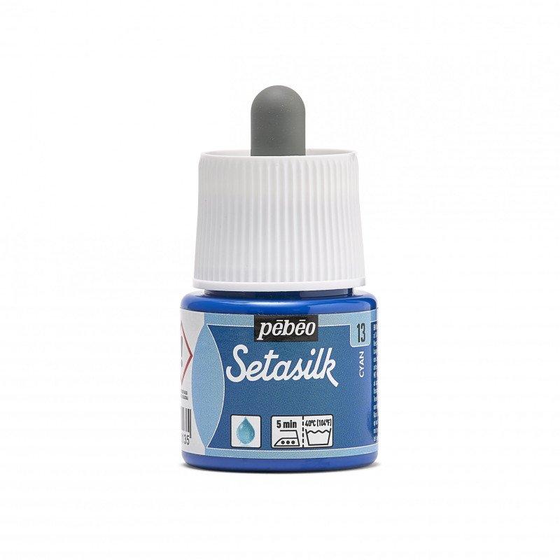 Boja za svilu Setasilk - Plava (13 - cyan)