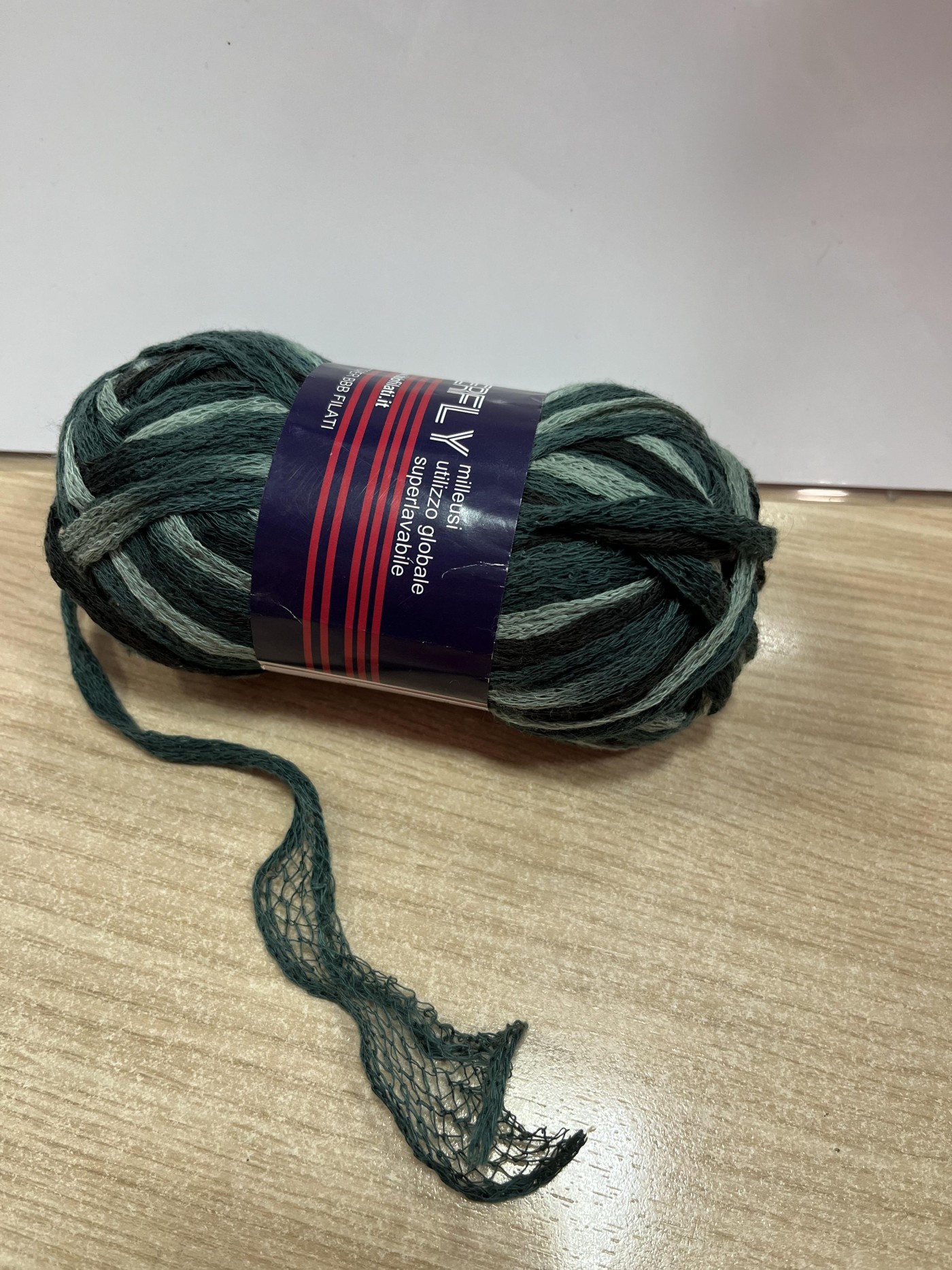 Butterfly Stampato trakasta vunica - zelena (br. 5)