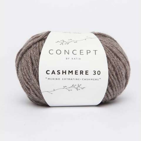 CASHMERE 30-KATIA Braon - 70%  vuna, 30% lan
