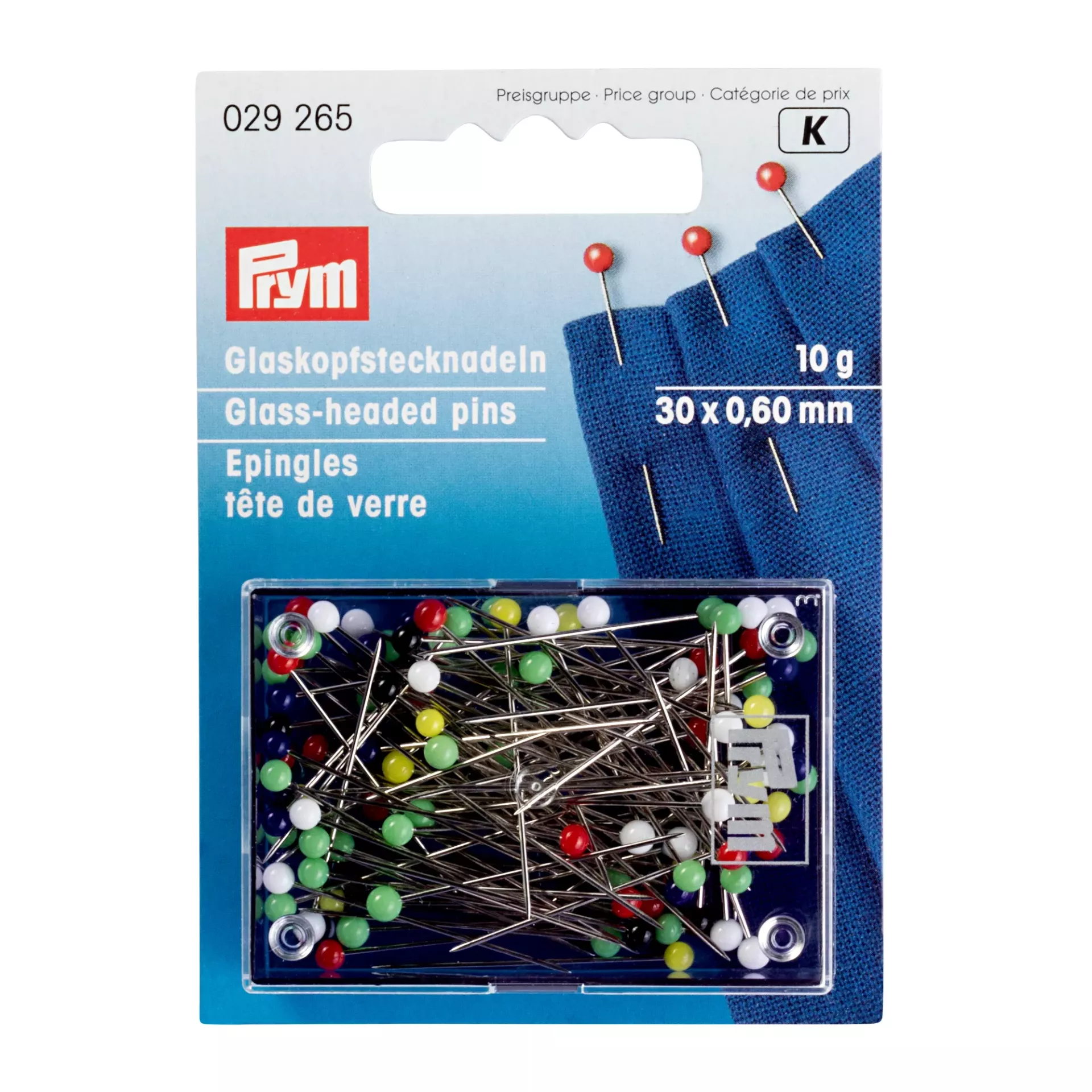Čiode sa staklenom glavom 30x0,60 10g