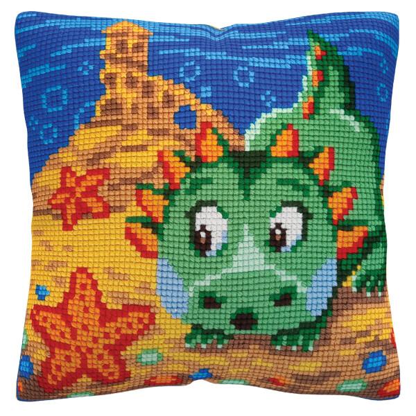 Cross-stitch cushion kit `Starfish`, 40cm x 40cm, Collection D`Art