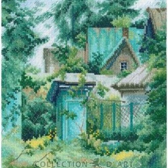 Cross-stitch kits `Old country house`, 19cm x 29cm, RTO