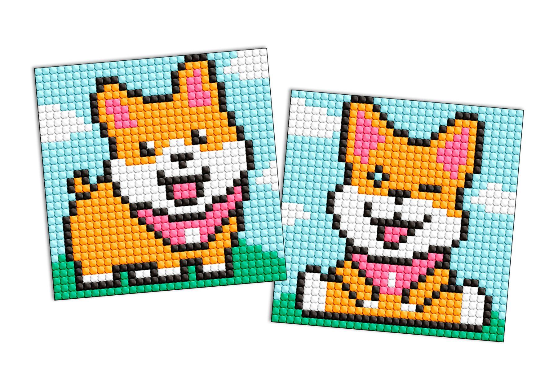 Diamond Magnets  2kom   9x9cm