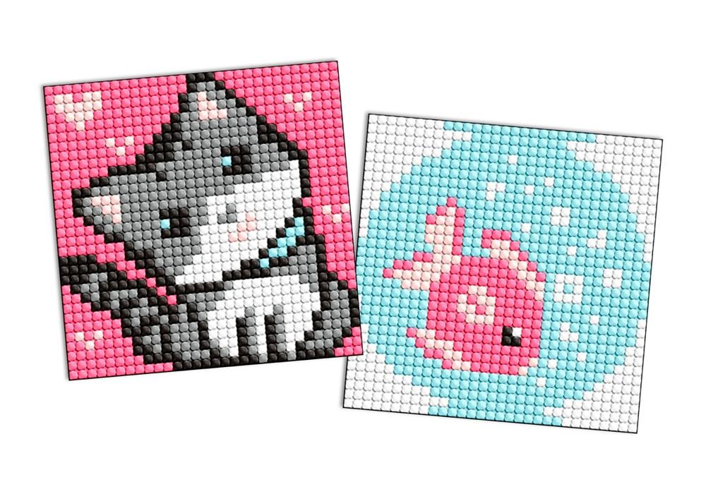 Diamond Magnets  2kom   9x9cm
