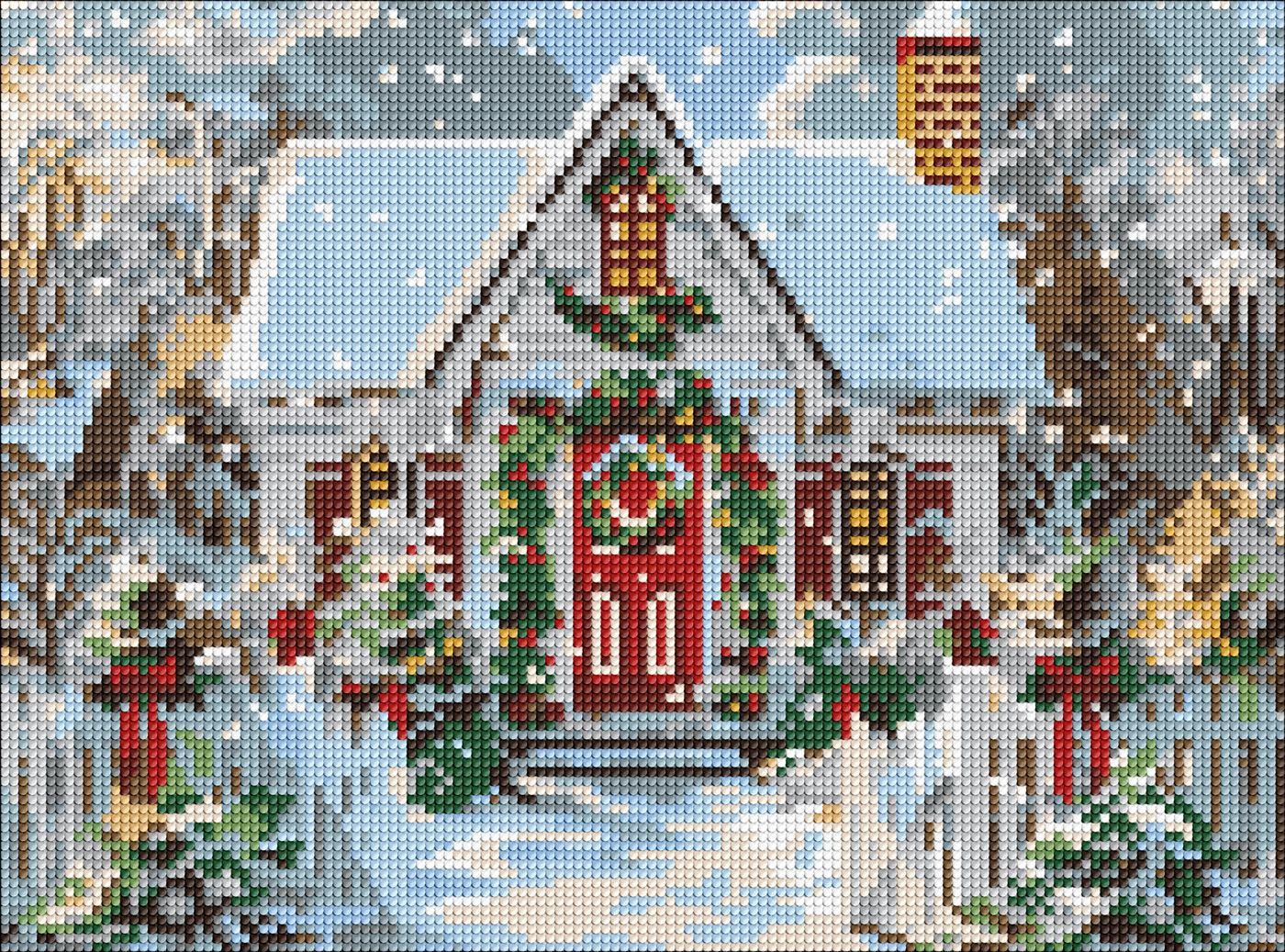 Diamond Mosaic Božićna čarolija 30x40 cm