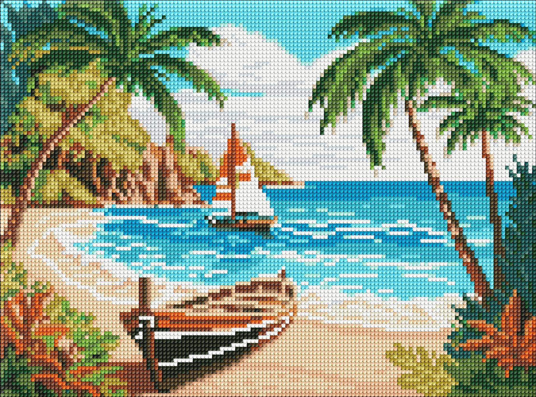 Diamond Mosaic Brodići 30x40cm