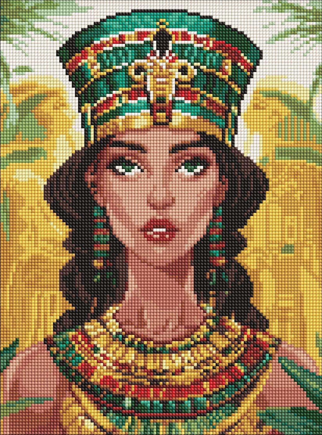 Diamond Mosaic Egipatska princeza 30x40cm