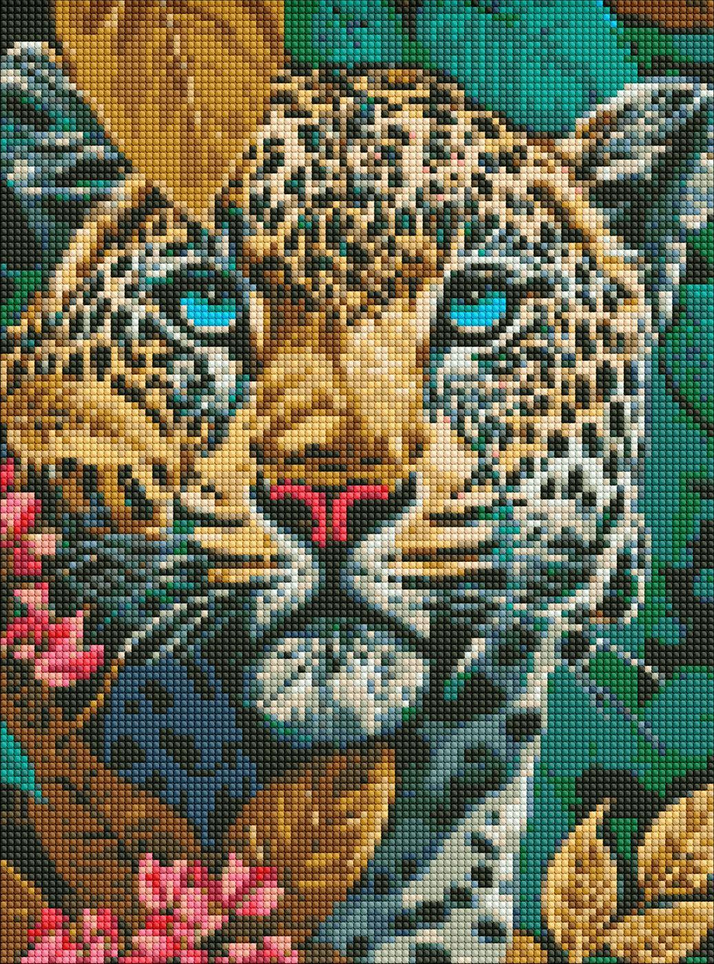 Diamond Mosaic Opasna zver 30x40cm