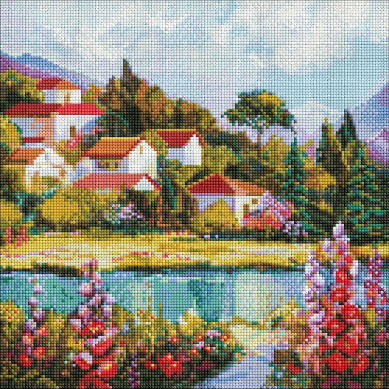 Diamond Mosaic Luka 40x40cm