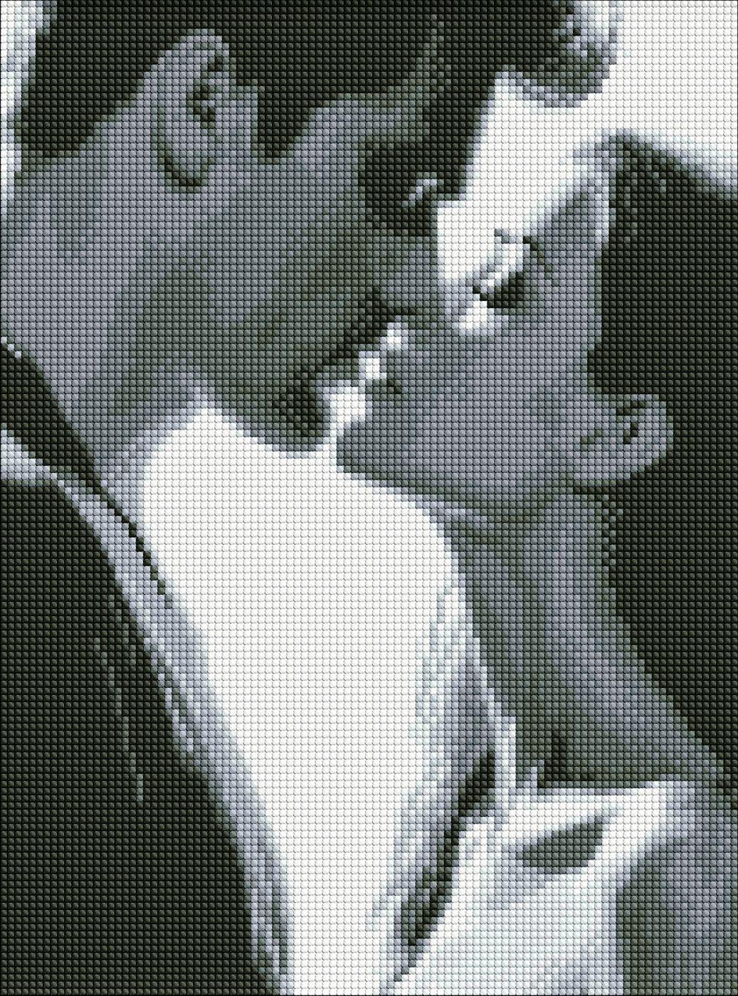 Diamond Mosaic Poljubac 30 x 40cm