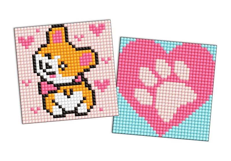 Diamond Stickers 2kom. 9x9cm