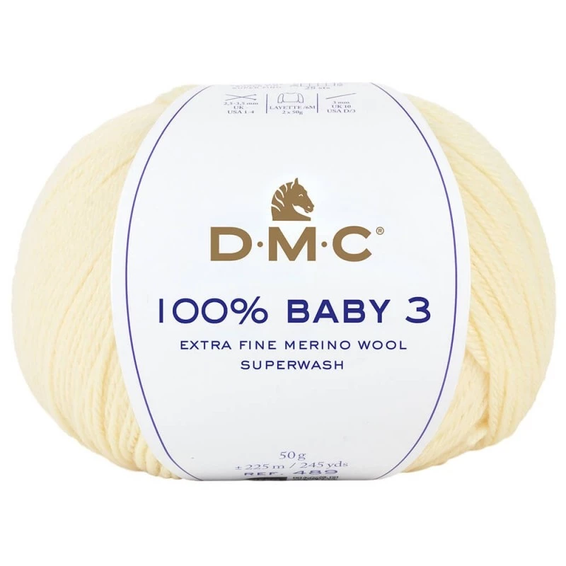 DMC 100% BABY 3 10 PEL 50G              