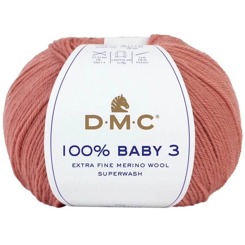 DMC 100% BABY 3 10 PEL 50G              