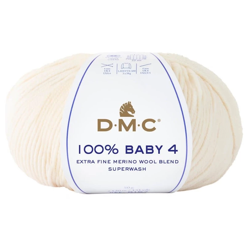 DMC 100% BABY 4 10 PEL 50G              
