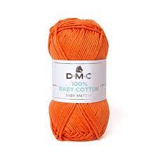 DMC 100% BABY COTTON 50gr, 106m, narandzasta boja