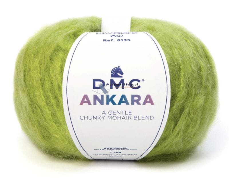 DMC ANKARA 50GR/100M  70% ACRYLIC, 30% MOHAIR                  
