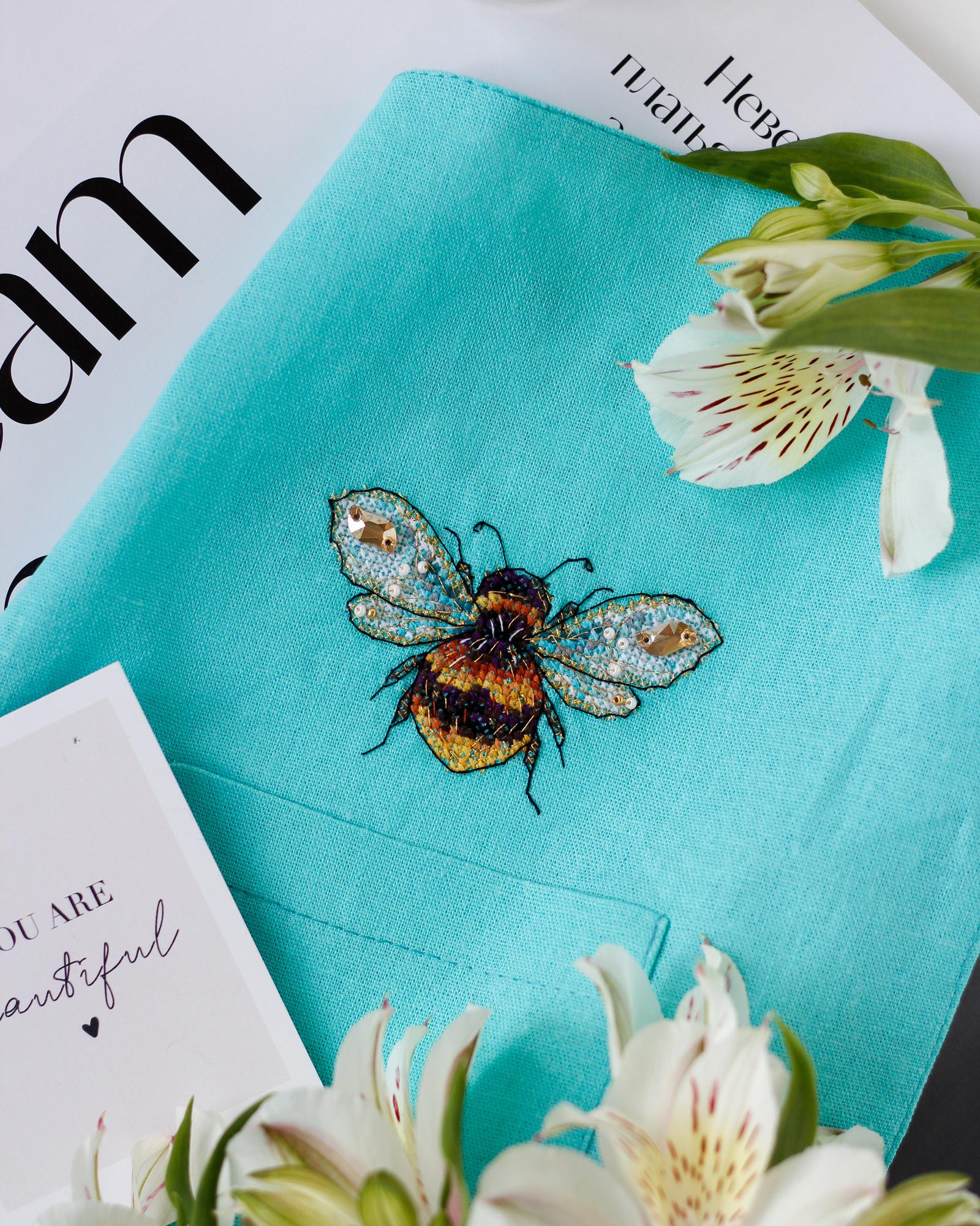 Goblen set dekoracija za garderobu - Zlatna pčelica