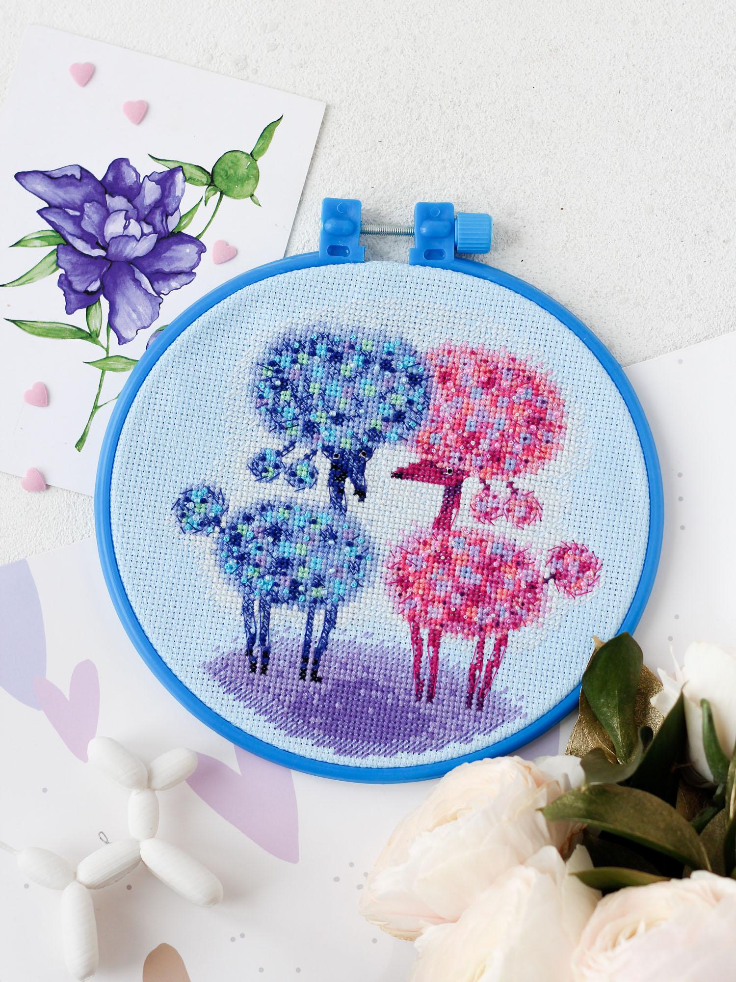 Goblen set sa obručem - Slatke pudlice