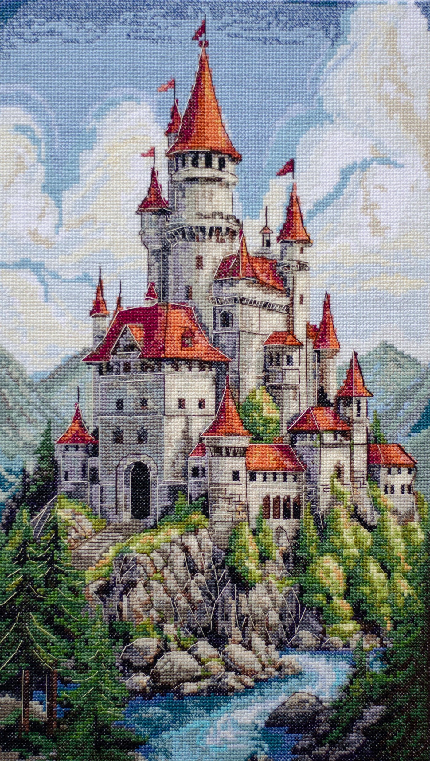 Goblen set - U oblacima (23x40cm)