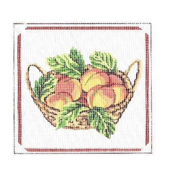 Goblen za vez-Apricots in a basket 16x17cm