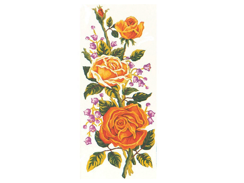 Goblen za vez-Bouquet of roses 21x49cm