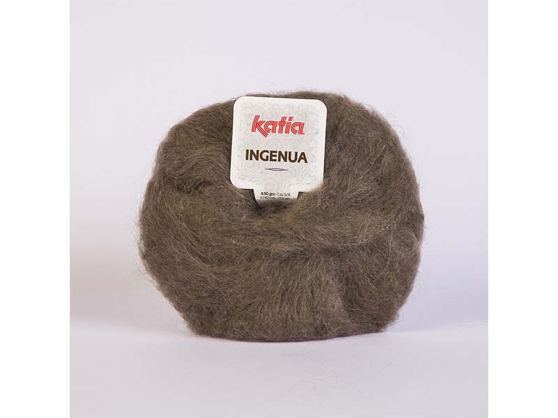 Ingenua – Siva 78% moher, 13% poliamid, 9% vuna