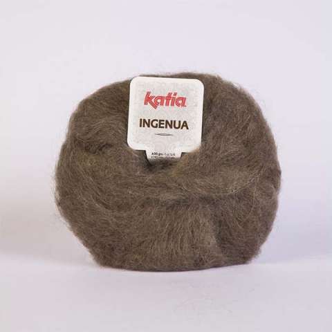 Ingenua – Siva 78% moher, 13% poliamid, 9% vuna
