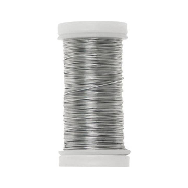 iron wire thin O 0,35mm 100m platinum