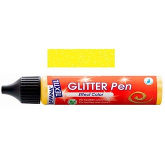 Javana Glitter Liner-Sun Yellow