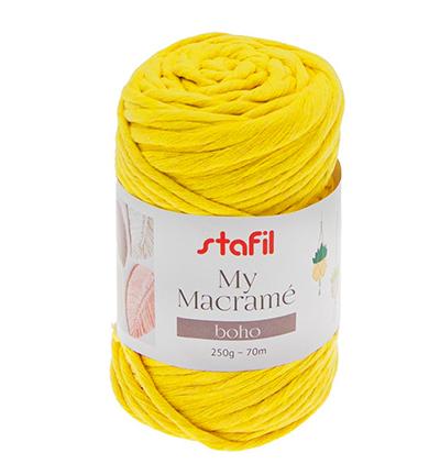 macramé boho 250g/ball yellow