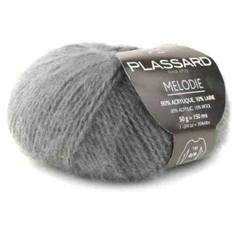 MELODIE-PLASSARD Tamno siva – 90% akril, 10% vuna