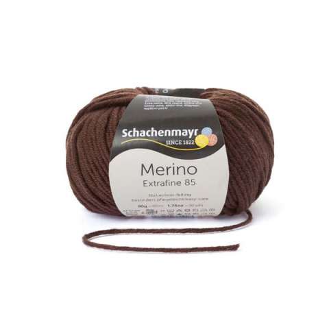 Merino Extra Fine 85  –  Braon 100% vuna