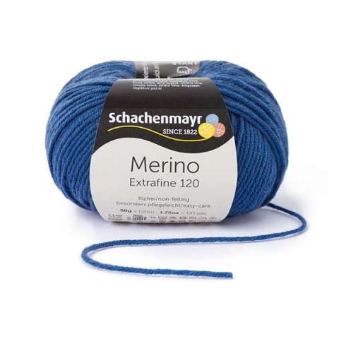 Merino ExtraFine 120 - Plava 100% vuna