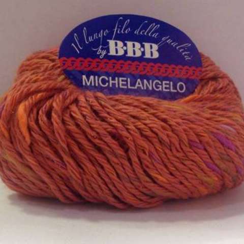MICHELANGELO narandžasta 55 % vuna, 5% lame, 40% akrilik 