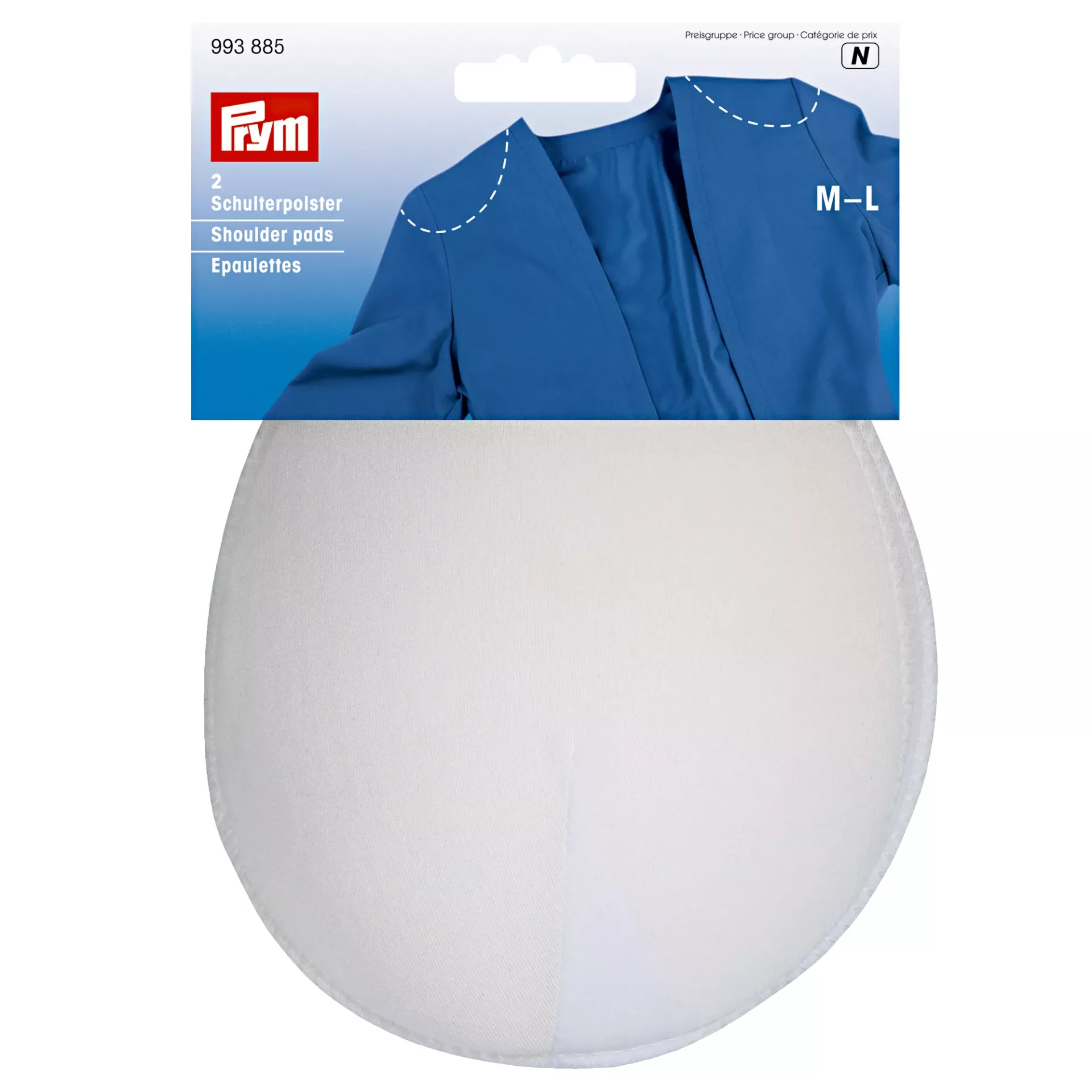 Naramenice Raglan M-L bele     