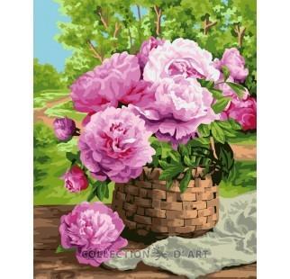 Painting by Number `Garden basket`, 40cm x 50cm, Collection D`Art