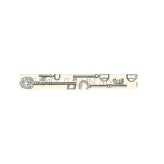 Pamučna Traka 15mmx5mt-vintage Keys