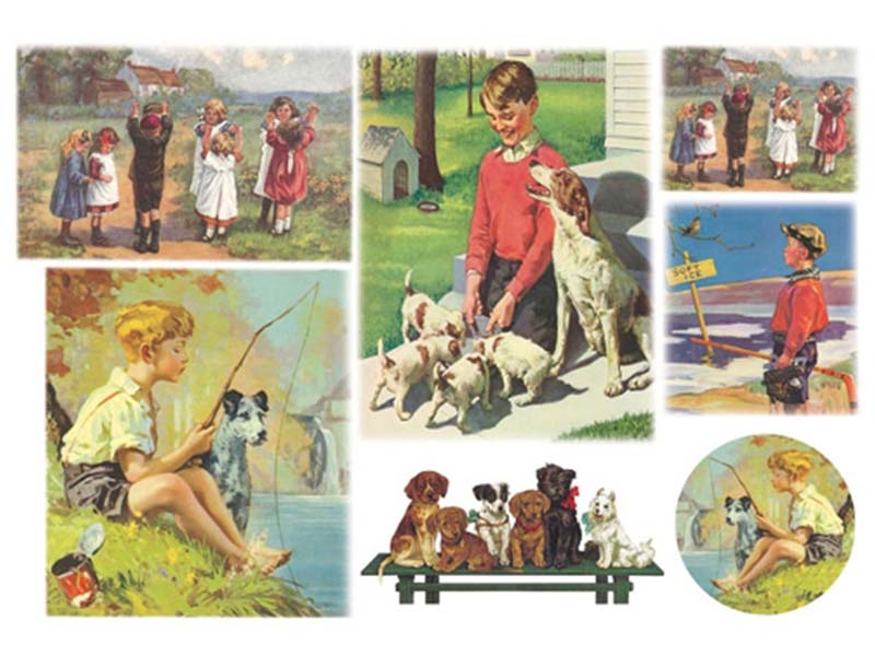 Papir za Decoupage - Children and Pets