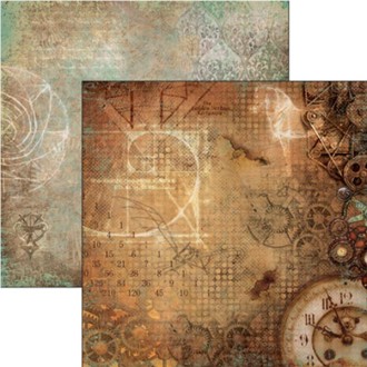 Papiri za  Scrapbooking -Leonardo - La mente di Le 30.5 x 30.5cm