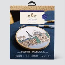 PARIS LANDMARKS MEDIUM EMBROIDERY KIT   