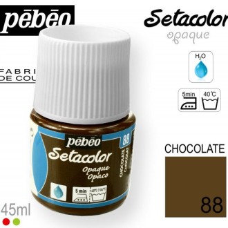 PEBEO SETACOLOR OPAQUE 45ML CHOCOLATE