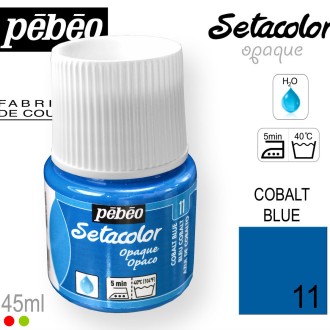PEBEO SETACOLOR  OPAQUE 45ml  COBALT BLUE