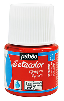 PEBEO SETACOLOR OPAQUE 45ml  VERMILION